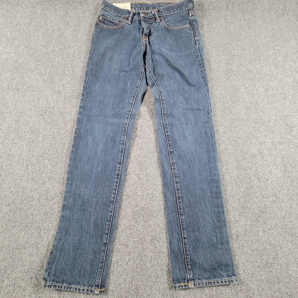 Abercrombie & Fitch Jeans Mens 28x30 Straight Leg Button Fly Denim Pants